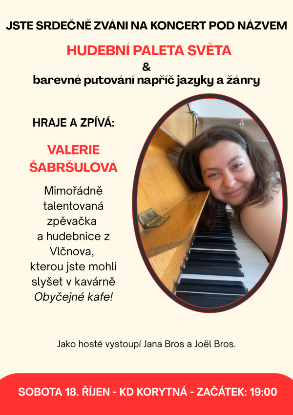 Koncert Valerie Šabršulové
