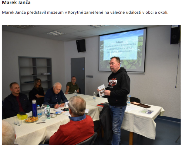 Setkání badatelů a historiků Bojkovice