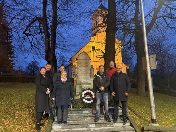 Uctění výročí vzniku československé státnosti