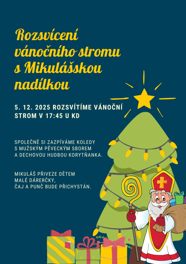 Rozsvícení vánočního stromu