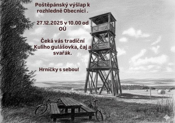 Poštěpánský výšlap k rozhedně Obecnici