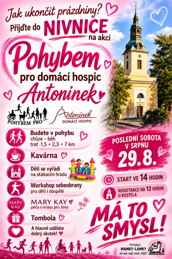 Pohybem pro Domácí hospic Antonínek