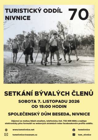 Setkání členů turistického oddílu Nivnice 