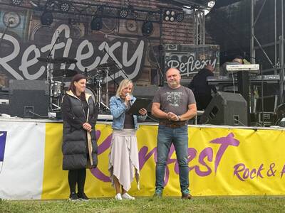 moderátorka, starosta, maminka Mikuláška p. Hořínková (2)