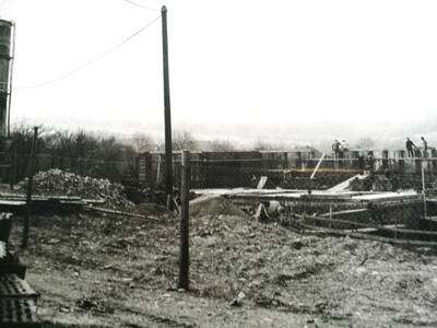 historie, stavba sportovní haly (1)