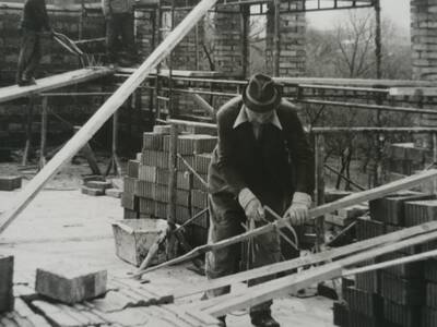 historie, stavba sportovní haly (5)