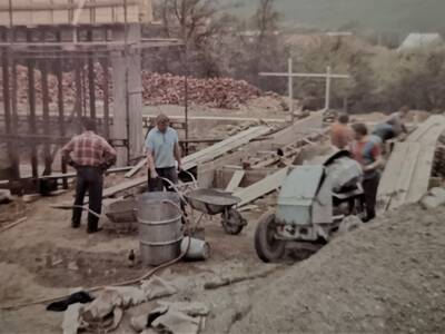 historie, stavba sportovní haly (9)