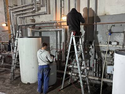 úprava vytápění haly (2)